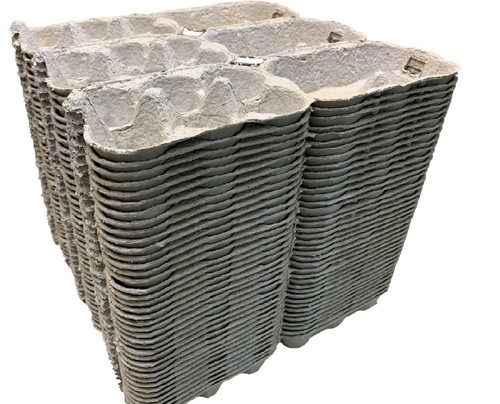 100 grey egg box cartons - 100,