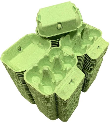 Green egg boxes - -, 6