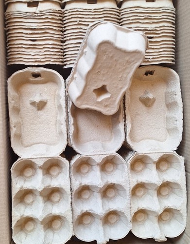 240 grey egg boxes - grey, boxes/cartons